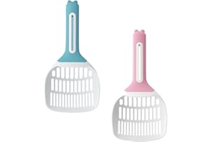 Csirnto Katzenstreuschaufel 2 Stück Katzenklo Schaufel Große Streuschaufel Katzentoilette Schaufel Cat Litter Scoop Katzenstreu-Schaufel für die Reinigung von Katzenstreu Tierbedarf