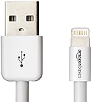 AmazonBasics Câble Lightning vers USB Certifié Apple Blanc 1,8 m