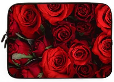 Laptop Sleeve Case Bag Rose 13.3-Inch Computer Bag,Zipper Notebook Bag Case-13"