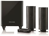 harman kardon subwoofer kabel 200 Watt RMS Aktiv-Subwoofer mit Funkansteuerung mit 200 mm Treiber Downfiring