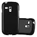 Produktbild Cadorabo Hülle für Samsung Galaxy S3 Mini - Hülle in Jelly SCHWARZ – Handyhülle aus TPU Silikon im Jelly Design - Silikonhülle Schutzhülle Ultra Slim Soft Back Cover Case Bumper