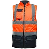 Tejido de poliéster con revestimiento de poliuretano 300D conforme a la norma EN ISO 20471 Clase 2.