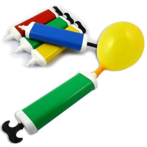 Praktische Ballon-Pumpe, für müheloses Aufblasen von Luftballons, 27cm