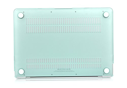 MacBook 12 Retina H  lle Case iNeseon Ultra Slim Plastik Hartschale Tasche Cover Shell  US Hellgr  n und EU Transparent Tastatur Abdeckung Schutzh  ll