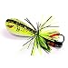 Produktbild Fischköder teilige Kunstköder Set Wobbler,Würmer,Jighaken,Frösche,Blinker,Scent Trout Bait Sprungköder 90mm 10g Double Strong Hook Action Zubehörteile (F)
