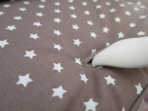 Blausberg Baby – Sitzkissen (beschichtet) für Tripp Trapp Hochstuhl – taupe mit Sternen - 3