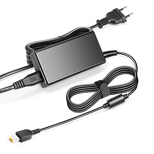KFD 65W Adaptador Cargador portátil para Lenovo Yoga 11 11s 13 2 Pro Yoga 300-11IBR g50 80 Flex 14 15, Lenovo IdeaPad 500 500s 300-15ISK ISE Z510 S210 U430 U530 80Q700UHSP Ordenador portátil de 15.6