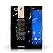 Produktbild Stuff4 Hülle / Hülle für Sony Xperia Z3 Compact / Schwarz Electirc Muster / Gitarre Kollektion