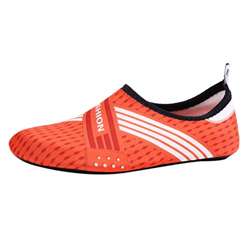 Preisvergleich Produktbild Rovinci Schwimmschuhe Damen Herren Strandschuhe Surfschuhe Aquaschuhe Slip On Barfuß Badeschuhe Wasserdicht Schnell Trocknend Wasserschuhe Barfussschuhe für Wassersport Beach Pool Surfen Yoga