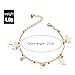 Produktbild TAOtTAO Double Chain Dragonfly Fußkettchen Schmuck Strand Abschnitt Fußkettchen Perlen Boho Fuß Goth