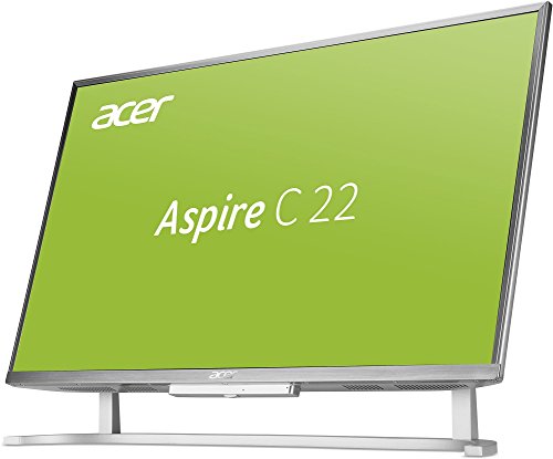 Acer Aspire C22-760 52,67 cm (21,5 Zoll Full HD) All-in-One All-in-One Desktop PC (Intel Core i3-6100U, 4GB RAM, 2000GB HDD, Intel HD Graphics 520, Win 10 Home) weiß/silber - 4