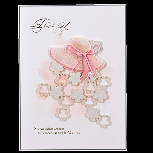Mother's day Card Stereo Business Birthdays Universal card Thank you card-D 5x7inch