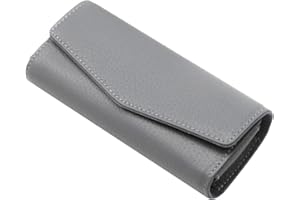 ‎MORECHIOCE Auto Brillenhalter Sonnenblende Brillenetui,MoreChioce Rindsleder Sonnenbrille Brillenetui Sonnenblende Aufbewahrungsbox Brillenhalterung Sonnenbrillenhalter Brille Organizer,Grau