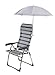 Produktbild Sonnenschirm, Schirm für Camping Stühle, klemmbar, Klemmschirm universal für Rundrohr, Sonnenschutz [60101036]
