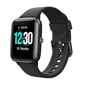 Fitpolo Fitness Tracker with Heart Rate Monitor, Smart Watch 1.3 inches Color Touch Screen IP68 Waterproof Step Calorie Counter Sleep Monitoring Pedometer Watches Activity Trackers for Women Men Kids