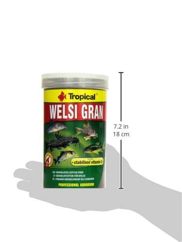 Tropical Welsi Gran Granulat für Bodenfressende Zierfische, 1er Pack (1 x 1 l) - 3