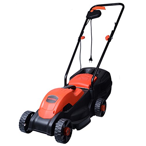 BODA 110V 1200W Electric Lawn Mower Hand Push Gardening Grass Trimmer Weeding Machine