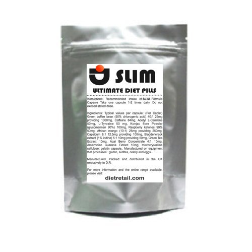 Thermo Fat Burner FORMULA (60 capsules/ month pack) THE UK's STRONGEST DIET PILLS made with finnest Raspberry ketone, African Mango, Green Coffee Beans, Brazilian Acai Berries, Amazonian Guarana, Matcha Green Tea, Caffeine, Capsicum, Carnitine, Tyrosine and more! NOW, YOU CAN BE SLIMMER FASTER!