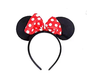 Fully Soft Headband Cute Hair Accessory For Kids Girls And Women Birthday Gift Item 15 Gram Pack Of 1 Red White