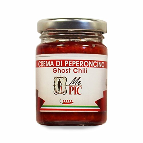 Crema di peperoncino Ghost Chili (90 g) - PICCANTEZZA ATOMICA - Mr PIC: il Peperoncino Toscano di alta qualità - Carmazzi: la più ampia linea di prodotti piccanti in Italia