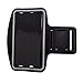 Produktbild Armband Abdeckung fuer Samsung Galaxie Note2 Note3 Note4 Note5 - TOOGOO(R)Radfahren Laufen Jogging Sport Gymnastik Armbinde Abdeckung fuer Samsung Galaxie Note2 Note3 Note4 Note5 Schwarz