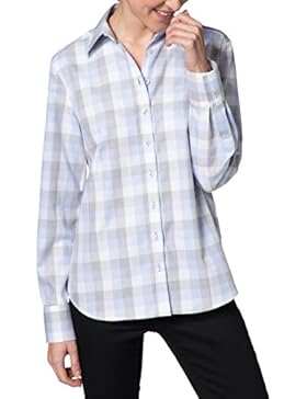 ETERNA Langarm Bluse MODERN CLASSIC Flanell kariert
