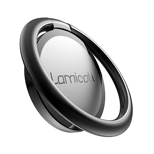 Lamicall Anillo Soporte Móvil, Soporte Teléfono - Negro