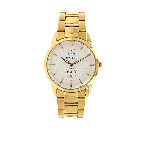 Titan Quartz Movement Analogue Dial Mens Watch - 1521YM01 RS.4495 (11.00% Off) - Amazon