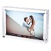 Produktbild Trixes Magnetischer Acryl-Fotorahmen - 15 cm x 10 cm - Doppelseitiger Display-Block - Klar Transparent - 2 cm Dicke