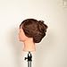 Hairdressing 100% Real Hair Training Head with clamp