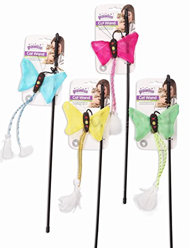 Preisvergleich Produktbild Pawise Varita Multicolor Gatos Mariposa 45cm