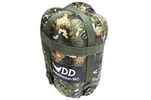 DD Hammocks Underblanket - Lightweight Camouflage Underquilt for Outdoor Hammock Camping, Multiseason Adventures Suitable to -5 Degrees Celsius