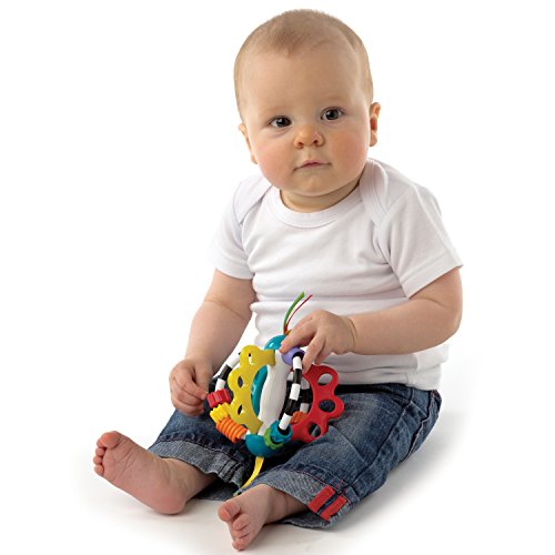 Playgro 40122 – Baby Rasselball Explor-a-ball, bunt - 5