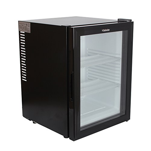 Jindowine Kühlschrank 40 Liter Kühlschrank Weinklimakühschrank Glastür Beleuchtung - 2