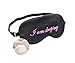 Classic Silk Eye Mask Cute Comfortable Eyeshade Sleep Eye Mask I AM SLEEPING