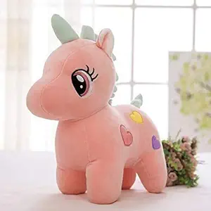 Bakku Toys Unicorn Soft Toys for Girls Gift | Teddy |Birthday Gift Boy/Girl | Lovable hugable Cute Giant Life Size, Long Soft Toy (30 cm Unicorn, Pink) (Medium, Pink)