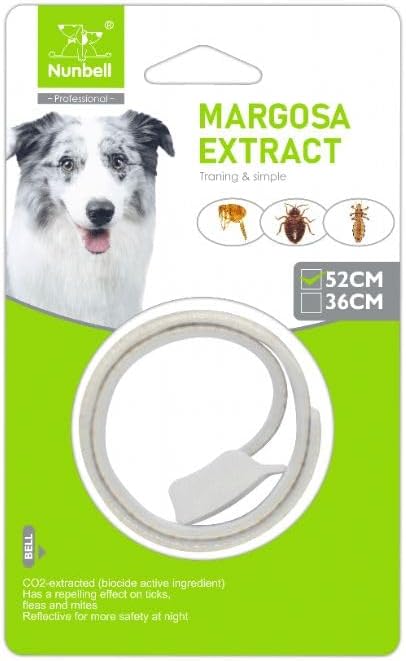 Nunbell Pire ve Kene Tasması, Orta-Büyük Köpekler İçin, 52 cm