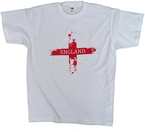 CottonJuice DesignsEngland T Shirt, St George Cross Men's T Shirt, England Flag T Shirt