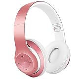 💖【Diseño ergonómico】Auriculares Auriculares Bluetooth con almohadillas para los oídos con memoria de proteínas, diadema ajustable y orejeras redondas para un mejor disfrute auditivo para viajar, trabajar y en cualquier lugar.
