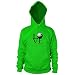 Produktbild Todesstern Love - Herren Hooded Sweater, Größe: XXL, Farbe: grün