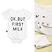 Produktbild Neugeborene Baby Jungen Mädchen Milch Body Strampler Overall Outfit Set Sunsuit CL