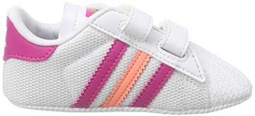 adidas Originals Unisex Baby Superstar Crib Krabbel-& Hausschuhe, Weiß - 6