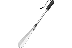 SHSHbuy Calzadores,Calzador de Zapatos Largo,Calzadors Metálico Telescópico Ajustable,Calzador Largo para Hombres Mujeres Niños Personas