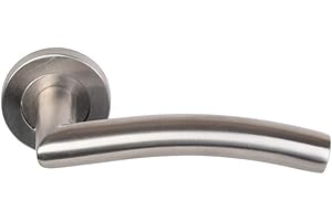 Klose Besser Coppia di maniglie su rosette Elsa Wave Inox 304 - senza rosette di funzione