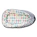 Produktbild iStary Babynest Kuschelnest Lulando Reisebett Nest Stoßdämpfer Bionisches Tragbares Multifunktionsreise Krippe Neugeborene Matratzen Baumwollwiege Schwimmend Pad Bad Badewannensitz Bett (0-24 Monate)