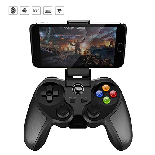 Preisvergleich Produktbild DUCKTOYS Drahtloser Spielcontroller, Bluetooth-Gamepad wiederaufladbarer mobiler Spiel-Controller mit USB-Ladekabel, kompatibel mit Android / iOS / Win 7 / 8 / 10 / Smart TV