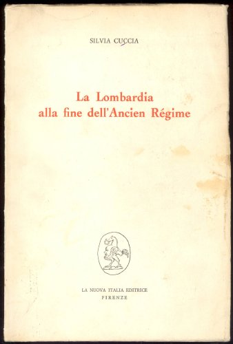La Lombardia alla fine dell'Ancien Régime
