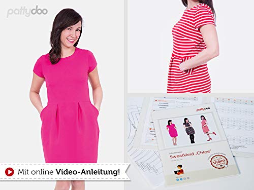 Preisvergleich Produktbild pattydoo Schnittmuster Sweatkleid 'Chloe'