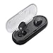 Produktbild Mini Kabellos Kopfhörer Hifi Sound Geräuschunterdrückung Echte Bluetooth Ohrhörer V4.2 Stereo Eingebauten Mikrofon Headset mit Tragbaren Lade Apt-X Unterstützung für Iphone Android schwarz