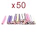 Five Season 50pcs 3D Nail Art Manicure Flower Fimo Canes Sticks Gel Tips Deco